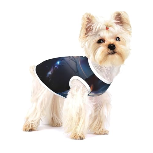 Eine faszinierende Hundeweste aus Baumwolle, Größe S, atmungsaktiv, bequem, stilvolle Bekleidung für Haustiere von XZDAL
