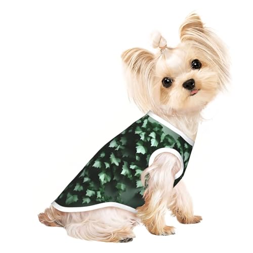 Green Creeper Haustier-T-Shirt, atmungsaktiv, ärmellos, Größe S für kleine Hunde und Katzen, weich, bequem, stilvoll Green Creeper Haustier-T-Shirt, atmungsaktiv, ärmellos, Größe S für kleine Hunde und Katzen, weich, bequem, stilvoll von XZDAL