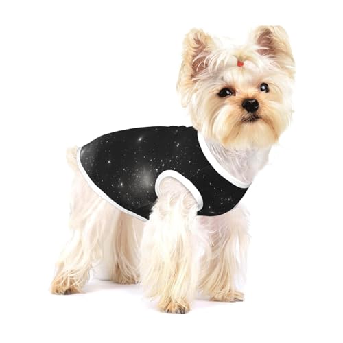 Hundeweste aus Baumwolle, Größe S, atmungsaktiv, bequem, stilvolle Bekleidung für Haustiere, Schwarz und Weiß Hundeweste aus Baumwolle, Größe S, atmungsaktiv, bequem, stilvolle Bekleidung für Haustiere, Schwarz und Weiß von XZDAL