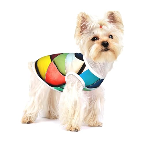 Hundeweste aus Baumwolle, rund, Größe M, atmungsaktiv, bequem, stilvolle Bekleidung für Haustiere Hundeweste aus Baumwolle, rund, Größe M, atmungsaktiv, bequem, stilvolle Bekleidung für Haustiere von XZDAL