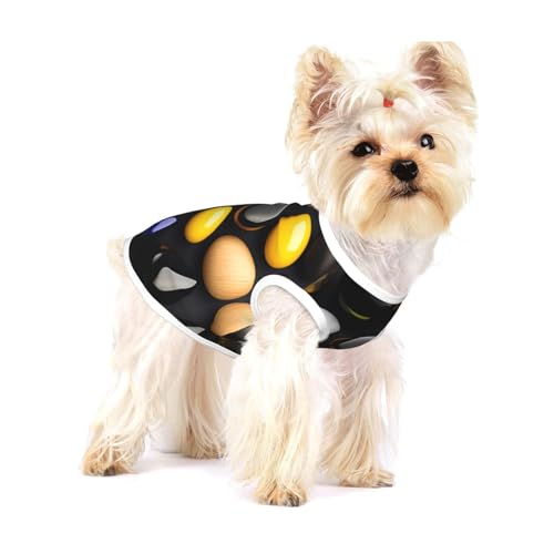 Kleine Hundeweste aus strukturiertem Marmor, Baumwolle, Größe S, atmungsaktiv, bequem, stilvolle Bekleidung für Haustiere Kleine Hundeweste aus strukturiertem Marmor, Baumwolle, Größe S, atmungsaktiv, bequem, stilvolle Bekleidung für Haustiere von XZDAL