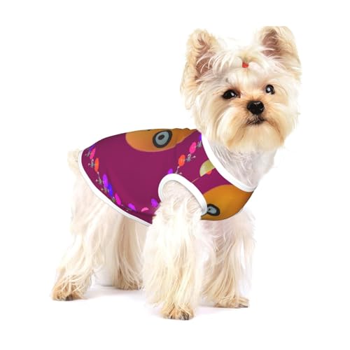 Smiley Mango Hundeweste aus Baumwolle, Größe M, atmungsaktiv, bequem, stilvolle Bekleidung für Haustiere Smiley Mango Hundeweste aus Baumwolle, Größe M, atmungsaktiv, bequem, stilvolle Bekleidung für Haustiere von XZDAL