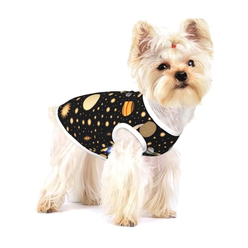 Stars Earth and Darkness Hundeweste aus Baumwolle, Größe M, atmungsaktiv, bequem, stilvolle Bekleidung für Haustiere Stars Earth and Darkness Hundeweste aus Baumwolle, Größe M, atmungsaktiv, bequem, stilvolle Bekleidung für Haustiere von XZDAL