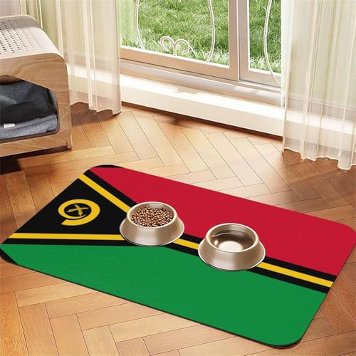 Vanuatu Haustier-Futtermatte, saugfähig, Leder, rutschfest, 30 x 45 cm, schnell trocknend, wasserdicht, waschbar, Napfunterlage Vanuatu Haustier-Futtermatte, saugfähig, Leder, rutschfest, 30 x 45 cm, schnell trocknend, wasserdicht, waschbar, Napfunterlage von XZDAL