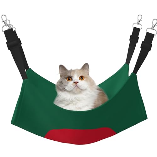XZDAL Samtig weiche Flagge Bangladesch Hängematte L für Haustier Katzen Verstellbar mit Metallhaken Doppelseitig für ultimativen Komfort XZDAL Samtig weiche Flagge Bangladesch Hängematte L für Haustier Katzen Verstellbar mit Metallhaken Doppelseitig für ultimativen Komfort von XZDAL