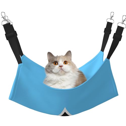 XZDAL Samtig weiche Flagge von St. Lucia Hängematte L für Haustier Katzen, verstellbar mit Metallhaken, doppelseitig für ultimativen Komfort XZDAL Samtig weiche Flagge von St. Lucia Hängematte L für Haustier Katzen, verstellbar mit Metallhaken, doppelseitig für ultimativen Komfort von XZDAL