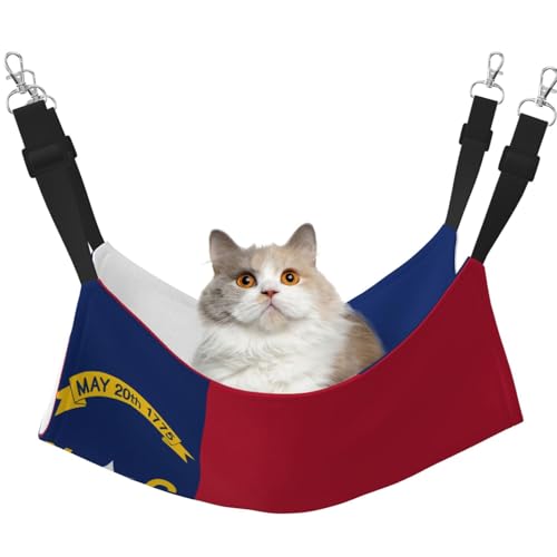 XZDAL Samtig weiche North Dakota Flag Hängematte M für Haustier Katzen, Verstellbar mit Metallhaken, Doppelseitig für ultimativen Komfort XZDAL Samtig weiche North Dakota Flag Hängematte M für Haustier Katzen, Verstellbar mit Metallhaken, Doppelseitig für ultimativen Komfort von XZDAL