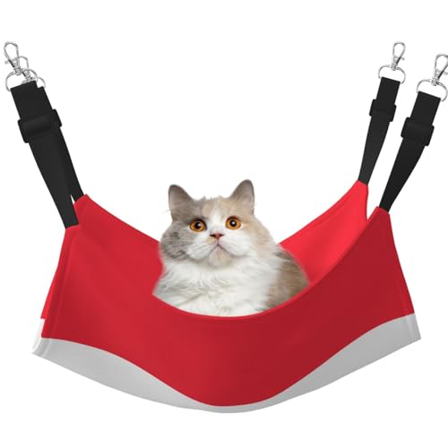XZDAL Samtig weiche Österreichische Flagge Hängematte L für Haustier Katzen Verstellbar mit Metallhaken Doppelseitig für ultimativen Komfort XZDAL Samtig weiche Österreichische Flagge Hängematte L für Haustier Katzen Verstellbar mit Metallhaken Doppelseitig für ultimativen Komfort von XZDAL