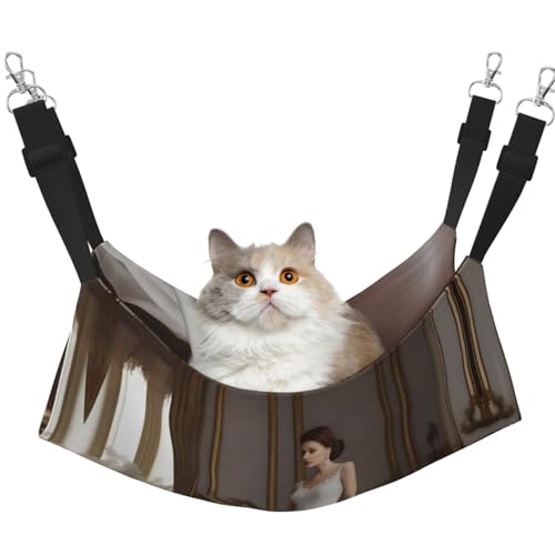 XZDAL Samtig weiche stilvolle Eleganz Hängematte L für Haustier Katzen, verstellbar mit Metallhaken, doppelseitig für ultimativen Komfort XZDAL Samtig weiche stilvolle Eleganz Hängematte L für Haustier Katzen, verstellbar mit Metallhaken, doppelseitig für ultimativen Komfort von XZDAL