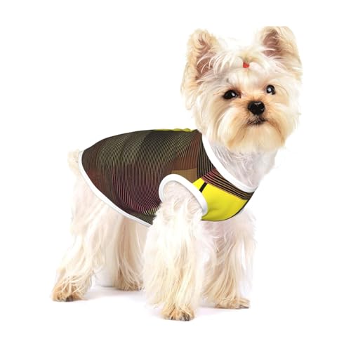 a Live Performance Hundeweste aus Baumwolle, Größe S, atmungsaktiv, bequem, stilvolle Bekleidung für Haustiere von XZDAL