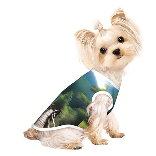 a Nature Adventure Haustier-T-Shirt, atmungsaktiv, ärmellos, Größe S für kleine Hunde und Katzen, weich, bequem, stilvoll a Nature Adventure Haustier-T-Shirt, atmungsaktiv, ärmellos, Größe S für kleine Hunde und Katzen, weich, bequem, stilvoll von XZDAL