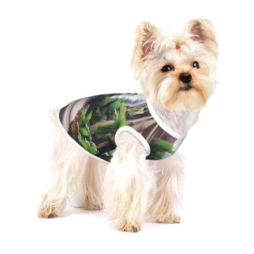aUrban Jungle Hundeweste aus Baumwolle, Größe M, atmungsaktiv, bequem, stilvolle Bekleidung für Haustiere aUrban Jungle Hundeweste aus Baumwolle, Größe M, atmungsaktiv, bequem, stilvolle Bekleidung für Haustiere von XZDAL