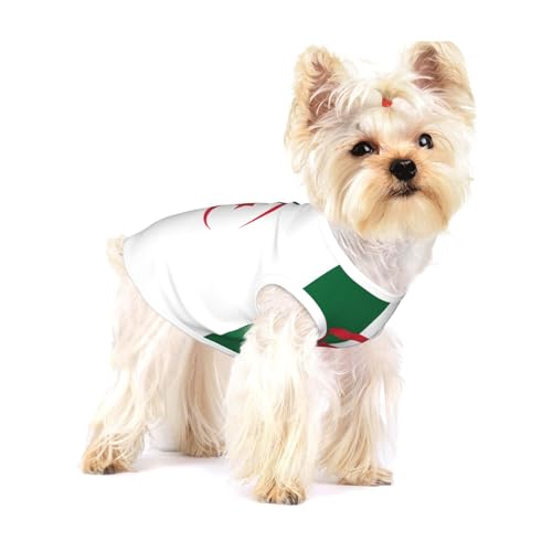 Baumwoll-Shirt, Flagge von Algerien, Größe M, atmungsaktiv, weich, bequem und stilvoll für den täglichen Gebrauch von XZDLYY