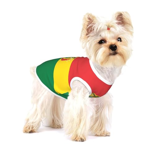 Flagge von Bolivien, Baumwoll-Shirt, Größe M, atmungsaktiv, weich, bequem und stilvoll für den täglichen Gebrauch von XZDLYY