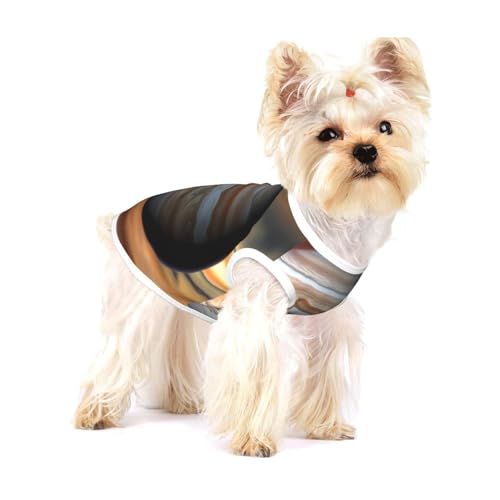 Jupiter Landscape Hunde-Shirt, Baumwolle, Größe M, atmungsaktiv, weich, bequem und stilvoll für den täglichen Gebrauch Jupiter Landscape Hunde-Shirt, Baumwolle, Größe M, atmungsaktiv, weich, bequem und stilvoll für den täglichen Gebrauch von XZDLYY