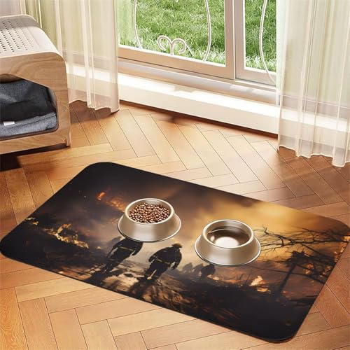 Platzdeckchen für Haustiere, saugfähig, Leder, 30 x 45 cm, schönes Design, für Katzen und Hunde, tragbare Aufbewahrung Platzdeckchen für Haustiere, saugfähig, Leder, 30 x 45 cm, schönes Design, für Katzen und Hunde, tragbare Aufbewahrung von XZDZWK