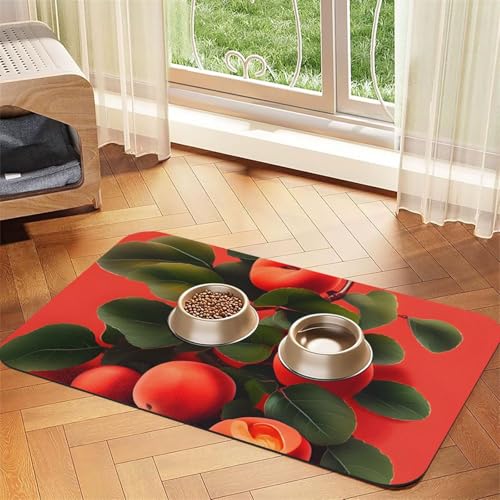 Platzdeckchen für Haustiere, saugfähig, Leder, 40 x 60 cm, schönes Design, für Katzen und Hunde, Rot / Aprikose, tragbare Aufbewahrung Platzdeckchen für Haustiere, saugfähig, Leder, 40 x 60 cm, schönes Design, für Katzen und Hunde, Rot / Aprikose, tragbare Aufbewahrung von XZDZWK