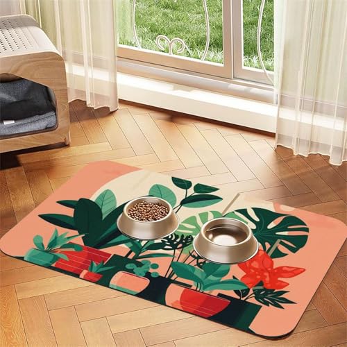 Platzdeckchen für den Innenbereich, saugfähig, Leder, 30 x 45 cm, schönes Design, Katzen- und Hundenapfmatte, tragbare Aufbewahrung Platzdeckchen für den Innenbereich, saugfähig, Leder, 30 x 45 cm, schönes Design, Katzen- und Hundenapfmatte, tragbare Aufbewahrung von XZDZWK