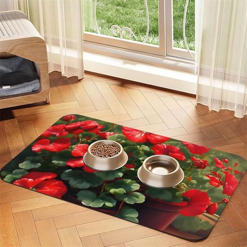 Platzset für Haustiere, saugfähig, Leder, 30 x 45 cm, schönes Design, für Katzen und Hunde, tragbare Aufbewahrung Platzset für Haustiere, saugfähig, Leder, 30 x 45 cm, schönes Design, für Katzen und Hunde, tragbare Aufbewahrung von XZDZWK