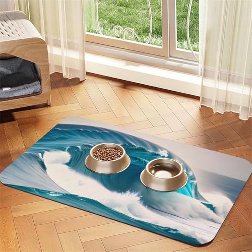 Platzset für Haustiere, saugfähig, Leder, Cartoon-Design, 30 x 45 cm, schönes Design, für Katzen und Hunde, tragbare Aufbewahrung Platzset für Haustiere, saugfähig, Leder, Cartoon-Design, 30 x 45 cm, schönes Design, für Katzen und Hunde, tragbare Aufbewahrung von XZDZWK