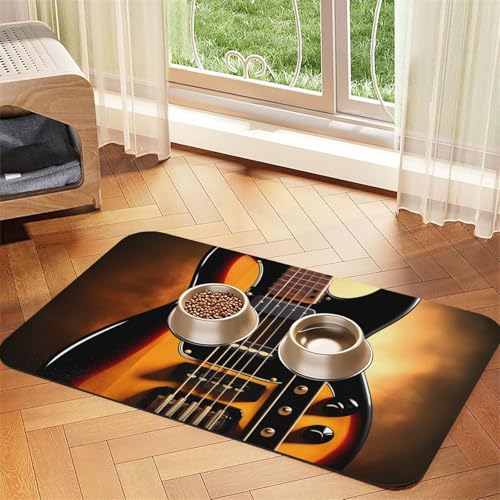 Platzset für Instrumentalgitarre und Haustiere, saugfähig, Leder, 40 x 60 cm, schönes Design, für Katzen und Hunde, tragbare Aufbewahrung Platzset für Instrumentalgitarre und Haustiere, saugfähig, Leder, 40 x 60 cm, schönes Design, für Katzen und Hunde, tragbare Aufbewahrung von XZDZWK