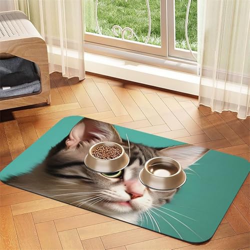 Saugfähiges Leder-Tischset für Katzen und Hunde, 40 x 60 cm, schönes Design, tragbare Aufbewahrung Saugfähiges Leder-Tischset für Katzen und Hunde, 40 x 60 cm, schönes Design, tragbare Aufbewahrung von XZDZWK