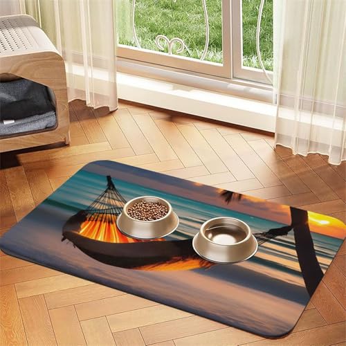Strand-Hängematte für Haustiere, saugfähig, Leder, 40 x 60 cm, schönes Design, Katzen- und Hundenapfmatte, tragbare Aufbewahrung Strand-Hängematte für Haustiere, saugfähig, Leder, 40 x 60 cm, schönes Design, Katzen- und Hundenapfmatte, tragbare Aufbewahrung von XZDZWK