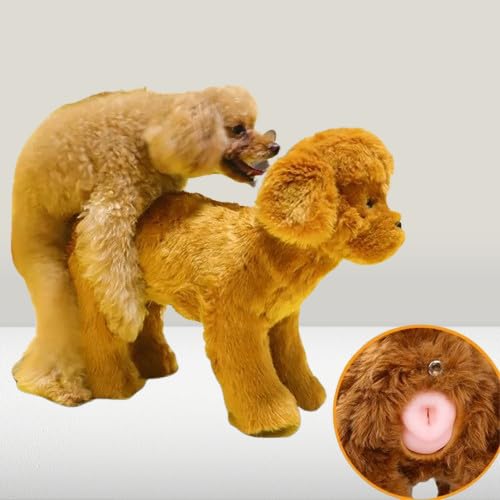 XZEIT Hundespielzeug Für Große Hunde, Simulation Paarung Hundespielzeug, Silikonentlüftung Sex Haustier Spielzeug Für Estrus Männchen Hund, in Hitze Für Bulldog Teddy Dog,Vagina Off The Ground,13 von XZEIT