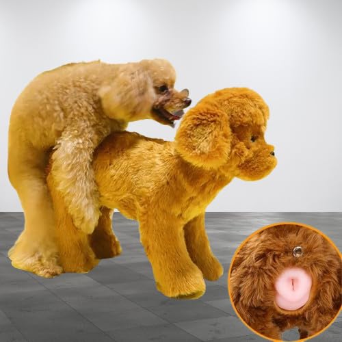 XZEIT Hundespielzeug Für Große Hunde, Simulation Paarung Hundespielzeug, Silikonentlüftung Sex Haustier Spielzeug Für Estrus Männchen Hund, in Hitze Für Bulldog Teddy Dog,Vagina Off The Ground,18 von XZEIT