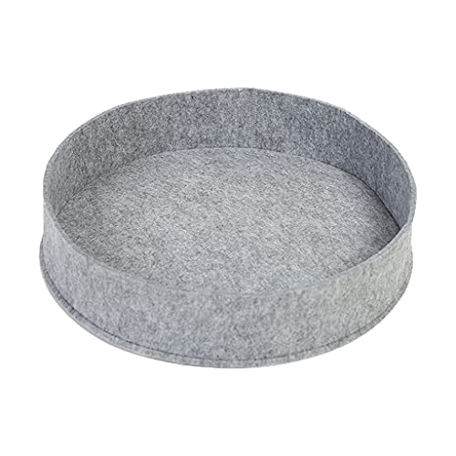 XZQYDS Bett mit Kühlmatte für Hunde und Katzen, rund, waschbar, mit Strohkissen für kleine Rassen, mehrere Farben XZQYDS Bett mit Kühlmatte für Hunde und Katzen, rund, waschbar, mit Strohkissen für kleine Rassen, mehrere Farben von XZQYDS