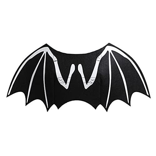 XZQYDS Fledermausflügel für Halloween, Party, Dekoration für Katze, Fledermaus, Kostüm mit Nachtskelett, Verkleidungszubehör, S/für XZQYDS Fledermausflügel für Halloween, Party, Dekoration für Katze, Fledermaus, Kostüm mit Nachtskelett, Verkleidungszubehör, S/für von XZQYDS