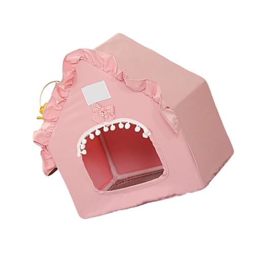 XZQYDS Kaninchen-Zeltbett, bequem, waschbar, Höhle, Kleintiernest für Haustiere, sicher, entspannendes Zuhause XZQYDS Kaninchen-Zeltbett, bequem, waschbar, Höhle, Kleintiernest für Haustiere, sicher, entspannendes Zuhause von XZQYDS