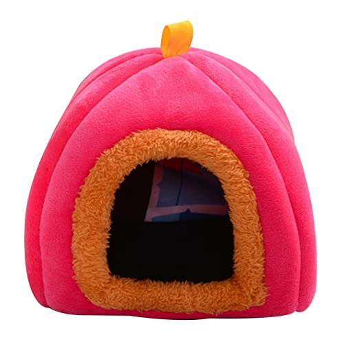 XZQYDS Weiches Flanellhaus mit Griff, Winter, warm, Schlafnest, Bett, Würfel, Zuhause für kleine Haustiere XZQYDS Weiches Flanellhaus mit Griff, Winter, warm, Schlafnest, Bett, Würfel, Zuhause für kleine Haustiere von XZQYDS