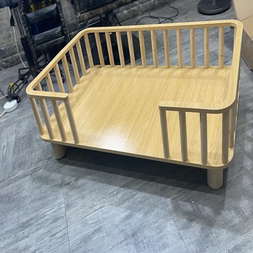 XZZHSM Katzenbett, Erhöhter Bettrahmen für Haustiere mit Massivholzplatte, Leicht zu reinigendes, rutschfestes Hundebett für das Schlafzimmer, Universelles Katzensofa für den Innenbereich, Ganzjahr XZZHSM Katzenbett, Erhöhter Bettrahmen für Haustiere mit Massivholzplatte, Leicht zu reinigendes, rutschfestes Hundebett für das Schlafzimmer, Universelles Katzensofa für den Innenbereich, Ganzjahr von XZZHSM