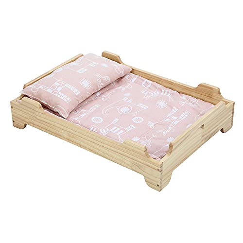 XZZHSM Katzenbett, Haustier-Holzbett, Katzenbetten, stabile Hundehütte aus Massivholz, weiche, Bequeme Hundehütte mit Plattformbettständer, für Familienwohnzimmer, Schlafzimmer, Tierhandlung (Größe XZZHSM Katzenbett, Haustier-Holzbett, Katzenbetten, stabile Hundehütte aus Massivholz, weiche, Bequeme Hundehütte mit Plattformbettständer, für Familienwohnzimmer, Schlafzimmer, Tierhandlung (Größe von XZZHSM