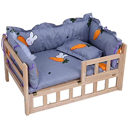 XZZHSM Katzenbett, Haustierbett für den Innenbereich, Katzenbetten, Hundezwinger, feuchtigkeitsbeständiges, rutschfestes Lounge-Sofa, weicher, bequemer Zwinger, für kleine, mittelgroße und große Ka XZZHSM Katzenbett, Haustierbett für den Innenbereich, Katzenbetten, Hundezwinger, feuchtigkeitsbeständiges, rutschfestes Lounge-Sofa, weicher, bequemer Zwinger, für kleine, mittelgroße und große Ka von XZZHSM