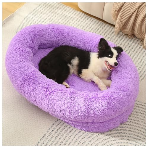 XZZHSM Katzenbett, klein, Donut-Katzenbett, weiches großes Katzenbett, maschinenwaschbar, Flauschiges, rundes Kuschelbett aus Plüsch, Flauschiges Anti-Angst-Bett, waschbar, rutschfest, wärmendes, r XZZHSM Katzenbett, klein, Donut-Katzenbett, weiches großes Katzenbett, maschinenwaschbar, Flauschiges, rundes Kuschelbett aus Plüsch, Flauschiges Anti-Angst-Bett, waschbar, rutschfest, wärmendes, r von XZZHSM