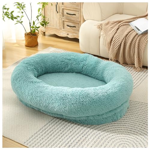XZZHSM Katzenbett, klein, Donut-Katzenbett, weiches großes Katzenbett, maschinenwaschbar, Flauschiges rundes Kuschelbett aus Plüsch, Flauschiges Anti-Angst-Bett, waschbar, rutschfest, wärmendes Run XZZHSM Katzenbett, klein, Donut-Katzenbett, weiches großes Katzenbett, maschinenwaschbar, Flauschiges rundes Kuschelbett aus Plüsch, Flauschiges Anti-Angst-Bett, waschbar, rutschfest, wärmendes Run von XZZHSM