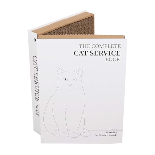 Xafrstyu Kratzbrett für Katzen, Kratzbrett für Katzen Im Buchtitel, Faltbarer Kratzmatte Katze, Katzen Spielzeug Kratzmöbel Wellpappe Kratzmatten, Recycelbar Kratzpad aus Qualitäts-Pappe Xafrstyu Kratzbrett für Katzen, Kratzbrett für Katzen Im Buchtitel, Faltbarer Kratzmatte Katze, Katzen Spielzeug Kratzmöbel Wellpappe Kratzmatten, Recycelbar Kratzpad aus Qualitäts-Pappe von Xafrstyu