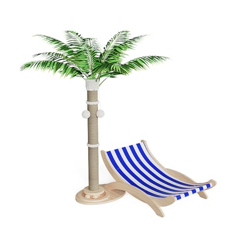 Xafrstyu Kratzstamm Für Katzen, Stehender Kratzbaum, Katzen-Mini-Strandstuhl, Hoch Baum Kratzmatte Post, für Indoor-aktivität, Intelligente Interaktive Für Innen, Klein, Kätzchen, Haustiere Xafrstyu Kratzstamm Für Katzen, Stehender Kratzbaum, Katzen-Mini-Strandstuhl, Hoch Baum Kratzmatte Post, für Indoor-aktivität, Intelligente Interaktive Für Innen, Klein, Kätzchen, Haustiere von Xafrstyu