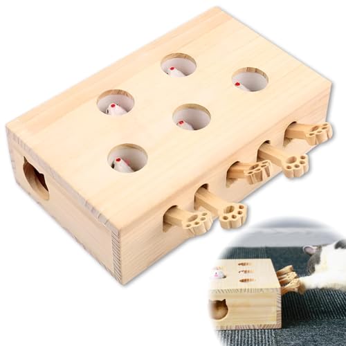 Xanadued Katzenspielzeug Holzkiste von Xanadued