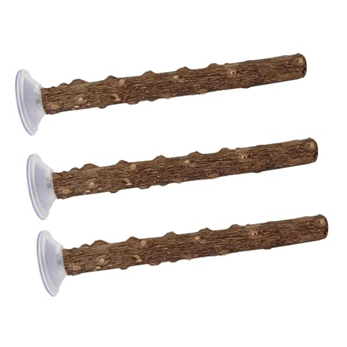3Pack Papageien Wandbad Stehstange Rack Saugnapfstation Wechselwirkung Spielzeug Zum Interaktiven Spielen Von Tiervogelzubehör von Xanorrg