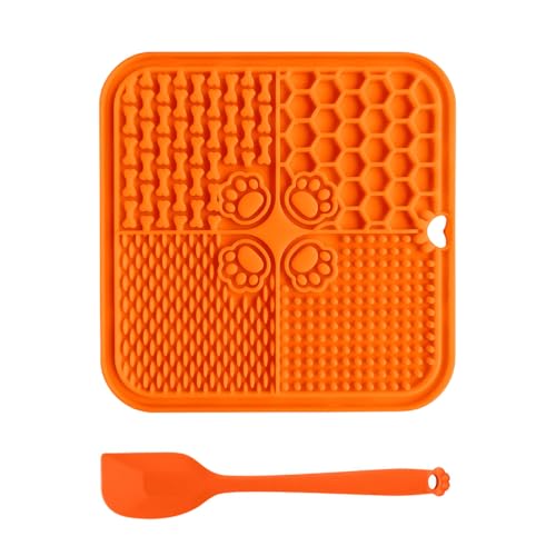 Xanorrg Haustier Slow Feeder Bowl Silicone Nonslip Basis Spülmaschine Safe Aid Verdauung Verhindert Ersticken Von Silikon Slow Feeder Dog Bowl von Xanorrg