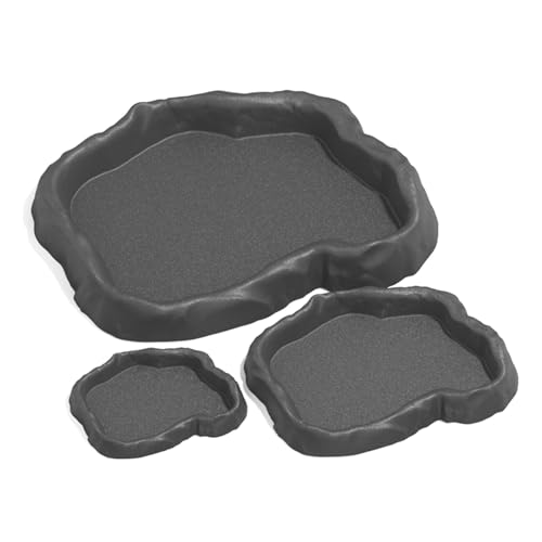 Xanorrg 3pcs Plastik Reptilien Habitatschale Mehrzweck Fütterungs Und Badebehälter Futterschüssel Futtermittel Für Terrarien Dekoration Schlangenwasserbecken Xanorrg 3pcs Plastik Reptilien Habitatschale Mehrzweck Fütterungs Und Badebehälter Futterschüssel Futtermittel Für Terrarien Dekoration Schlangenwasserbecken von Xanorrg