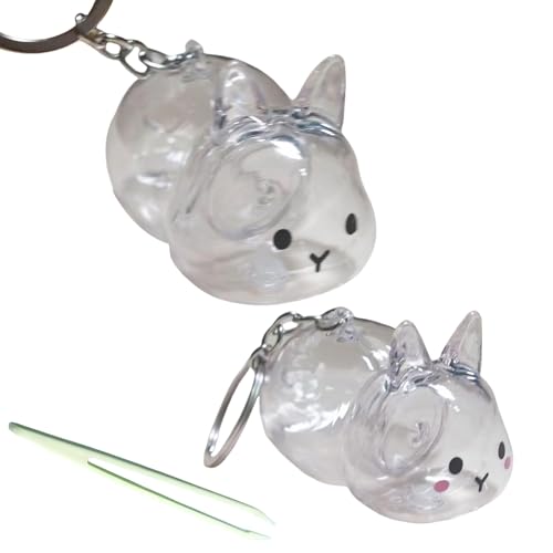 Xanorrg Bunnies Form Pet Furs Kollektor Display Hülle Dekorative Schlüsselrang Kaninchen Haarspeicher Für Schlüsselsäcke Halsbänder Pet Memorial Accessoires Mit Pinzetten Xanorrg Bunnies Form Pet Furs Kollektor Display Hülle Dekorative Schlüsselrang Kaninchen Haarspeicher Für Schlüsselsäcke Halsbänder Pet Memorial Accessoires Mit Pinzetten von Xanorrg