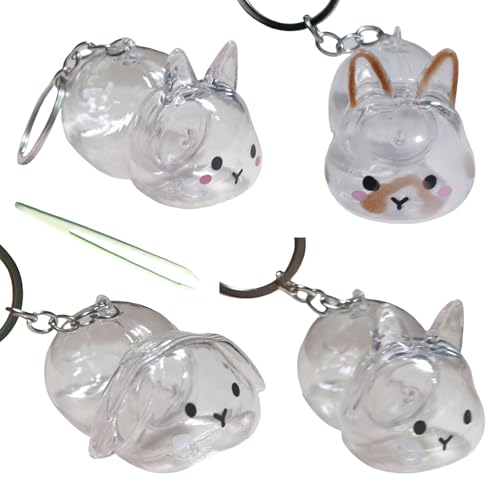 Xanorrg Bunnies Form Pet Furs Kollektor Display Hülle Dekorative Schlüsselrang Kaninchen Haarspeicher Für Schlüsselsäcke Halsbänder Pet Memorial Accessoires Mit Pinzetten Xanorrg Bunnies Form Pet Furs Kollektor Display Hülle Dekorative Schlüsselrang Kaninchen Haarspeicher Für Schlüsselsäcke Halsbänder Pet Memorial Accessoires Mit Pinzetten von Xanorrg