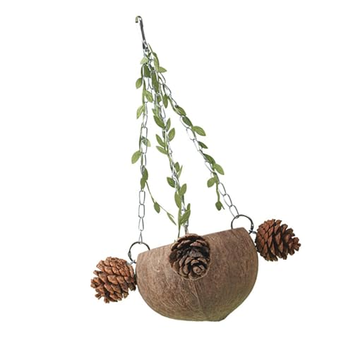Xanorrg Papageien Zuchthaus Avian Kiefernkegel Spielzeug Bird Sleeping Pods Hängende Vogelhaus Für Kakadosen Cones Freundliches Nest Xanorrg Papageien Zuchthaus Avian Kiefernkegel Spielzeug Bird Sleeping Pods Hängende Vogelhaus Für Kakadosen Cones Freundliches Nest von Xanorrg