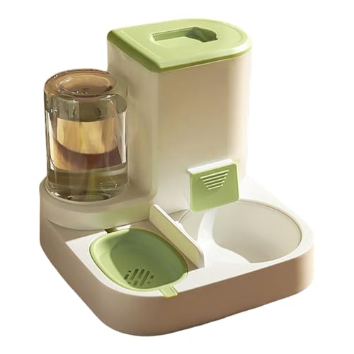 2 in 1 Haustier Automatisches Futter und Wasser | Haustier Wassernapf Katzenfutterspender | Automatisches Katzenwasser und Futternapf Set | Wasser und Futternapf Set Automatischer Futterspender für 2 in 1 Haustier Automatisches Futter und Wasser | Haustier Wassernapf Katzenfutterspender | Automatisches Katzenwasser und Futternapf Set | Wasser und Futternapf Set Automatischer Futterspender für von Xasbseulk