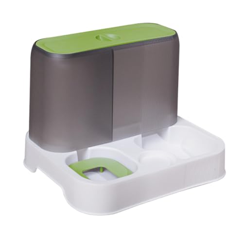 Automatischer Hundefutterspender Katze Auto Feeder Hund Feeder Automatischer Katzenfutterspender Automatischer Hundefutterspender Große Kapazität Haustier Wasserspender Haustier Futterspender von Xasbseulk