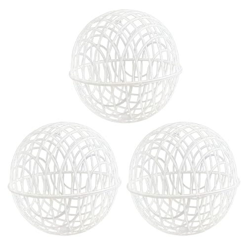 Hühnerballkäfig - 3 Stück Rollbarer runder Hühnerkäfig | Fütterung Kükengehege | Beweglicher Hühnerkugel Kugelkäfig | Kreisförmiger Stall für Kaninchen im Freien | Haustiersicherheit Hühnerkäfig für von Xasbseulk